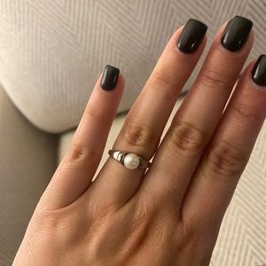 James Avery cultured pearl ring (retired ring)